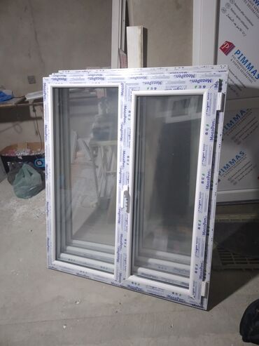 Fortoçkalar: Təzə plastik pəncərələr satılır.ölçüsü 1 in 1 ə olanlar 80 manat. 1 in — 7