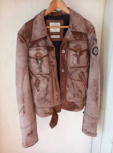 sako braon boja: Replay original jakna za S manji M super naznacena vel S, nosena par