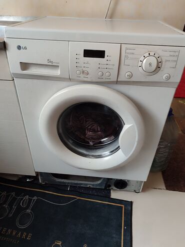 купить стиральную машину автомат недорого: Стиральная машина LG, Б/у, Автомат, До 5 кг, Полноразмерная