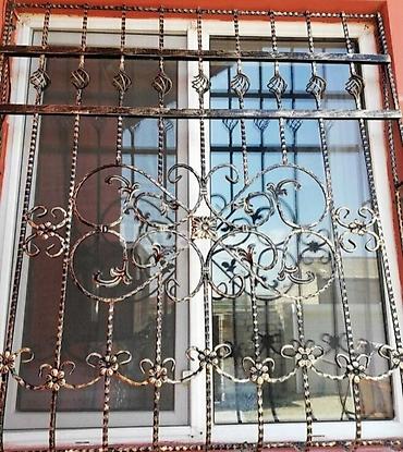 çiçəklər: 070-879-88-41 Isdeye uyğun Pəncərə üçün dəmir barmaqlıqlar və — 8