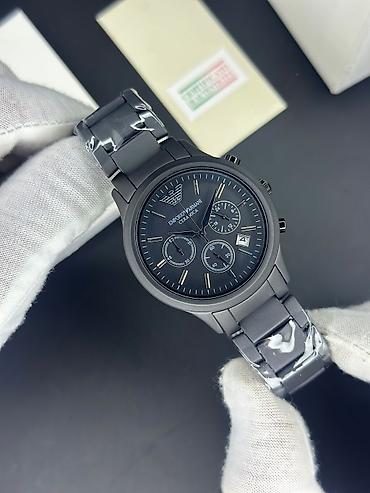 Наручные часы: Новый, Наручные часы, Emporio Armani, цвет - Черный — 2