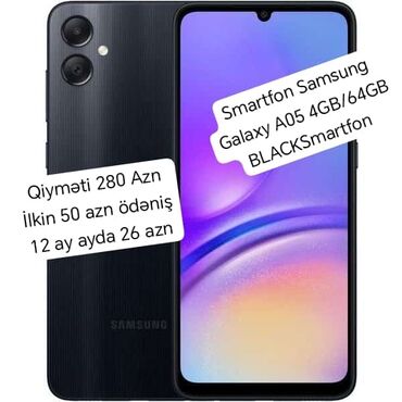 samsung a54 128gb qiymeti: Samsung Galaxy A05, 64 GB, Kredit