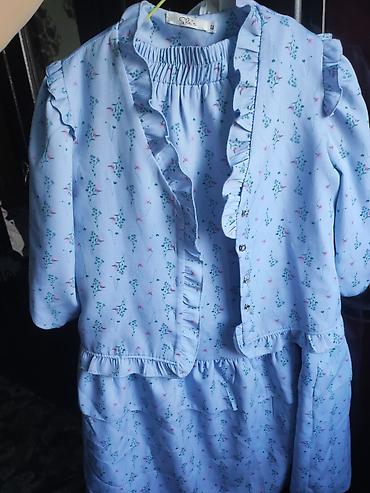 мурской кийим: Юбка менен костюм, Миди, Блузка, 2XL — 1