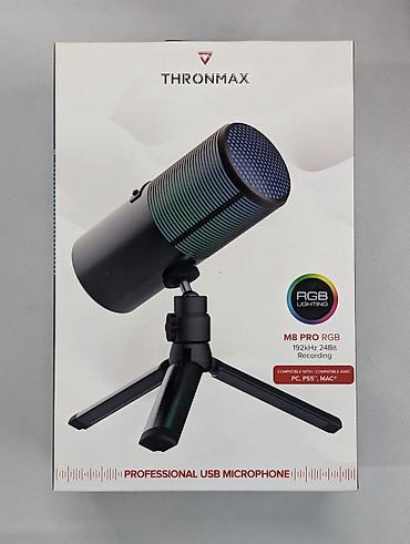 Студийные микрофоны: Профессиональный USB‑микрофон Thronmax M8 Pro RGB - Запись студийного — 1