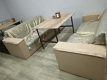 restoran aksesuarları: Skameykalar ilə, Düz masa, Zəmanətsiz, Kredit yoxdur — 5