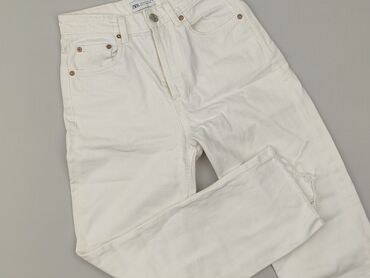 legginsy woskowane wysoki stan: Zara, Jeans for women, size S (EU 36)
