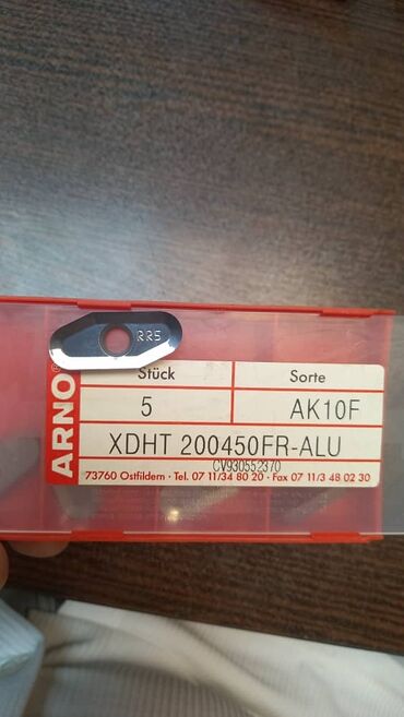 İstehsal avadanlığı: Dəzgah alətləri və kəsici lövhəciklər (freze və torna üçün) — 17