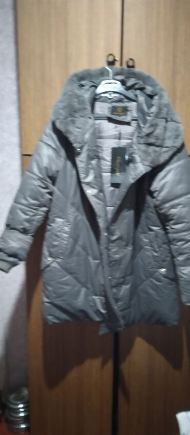 vytyazhka vstroennaya v shkaf 50: Женская куртка 4XL (EU 48), 5XL (EU 50), цвет - Серый