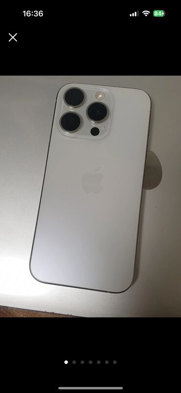 сколько стоит iphone 9 в бишкеке: IPhone 15 Pro, Колдонулган, 256 ГБ, Ак, 87 %