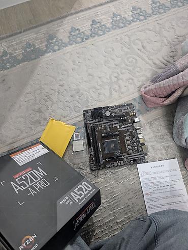 amd ryzen 5: Материнская плата MSI A520M-A PRO + процессор AMD Ryzen 5 5500 (с — 3