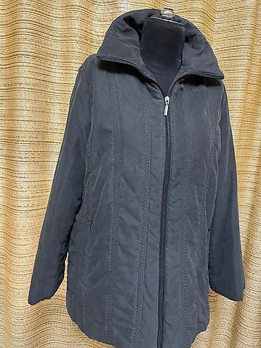 Демисезонные куртки: Женская демисезонная стеганая куртка-парка, темно-серая/графит. - — 5