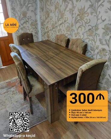 Masa və oturacaq dəstləri: Masa Dəsti - 300 AZN ▪️