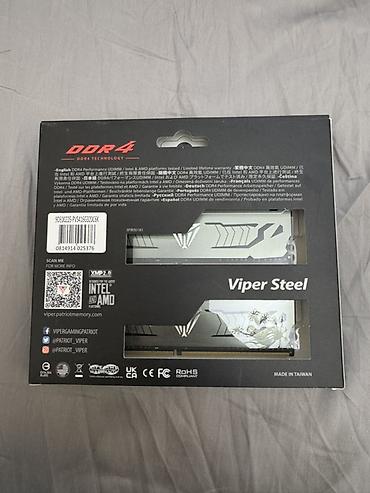 patriot viper: Оперативная память (RAM) для ПК, Б/у, Patriot, 16 ГБ, DDR4, 3200 МГц — 2