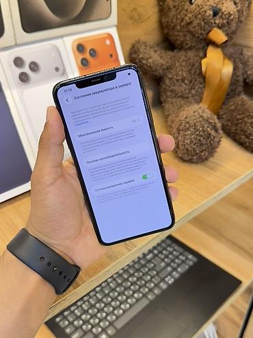 iphone air бишкек: IPhone 11 Pro Max, Б/у, 256 ГБ, Space Gray, Защитное стекло, В рассрочку, 100 % — 6