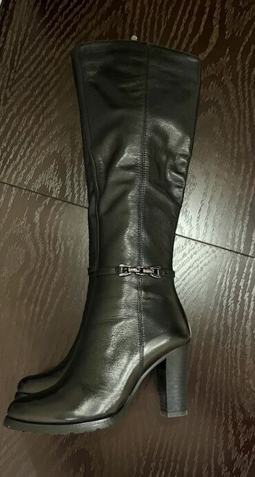 Сапоги: Сапоги, 35.5, Новый, цвет - Черный, Бесплатная доставка, Платная доставка — 2