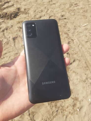 Samsung: Samsung Galaxy A22, 32 GB, rəng - Qırmızı, Barmaq izi, İki sim kartlı