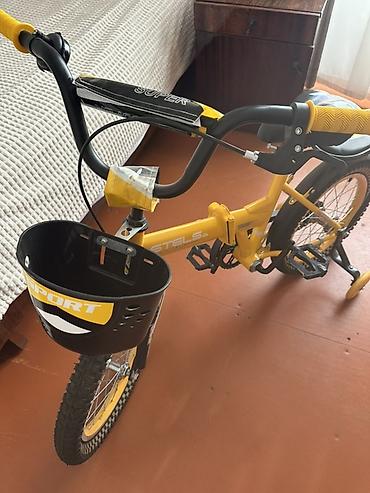 Velosipedlər: Uşaq velosipedi – STELS, 16" yenidir - Rəng: sarı-qara - Çarx ölçüsü — 3