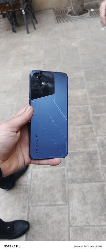 Tecno: Tecno Pova Neo 3, 128 GB, rəng - Göy, Barmaq izi, Face ID