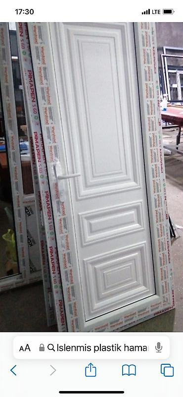 islenmis plastik qapi: Yeni Plastik qapı 80x200 sm Zamok və çərçivə ilə, Zəmanətli, Pulsuz quraşdırma, Rayonlara çatdırılma, Pulsuz çatdırılma, Ödənişli çatdırılma — 10