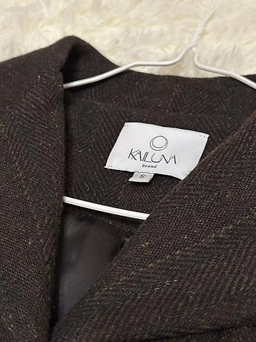 блейзеры: Укороченный жакет KAILUNA brand, размер S. - Цвет: темно‑коричневый — 3