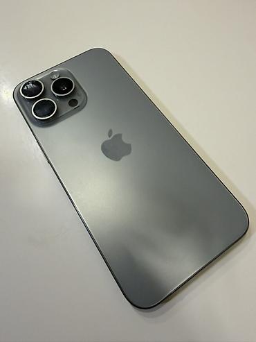 IPhone 15 Pro Max, Б/у, 256 ГБ, Natural Titanium, 91 %
