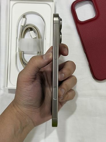Apple iPhone: IPhone 16 Pro Max, Б/у, 256 ГБ, Natural Titanium, Зарядное устройство, Чехол, Кабель, 99 % — 3