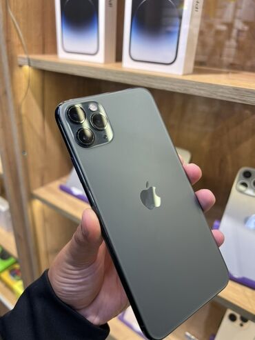 купить айфон 13 про бишкек: IPhone 11 Pro Max, Колдонулган, 256 ГБ, Matte Midnight Green, Заряддоочу түзүлүш, Коргоочу айнек, Каптама, Бөлүп төлөө менен, 100 %