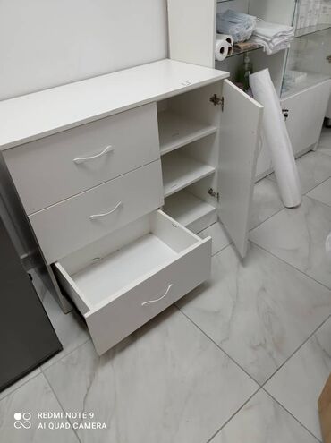 Комоды для одежды: Комод для одежды, Новый, Без зеркала, ЛДСП, цвет - Белый, Бесплатная доставка — 11