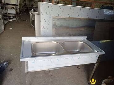 Nerjaveykalar: Paslanmayan poladdan (inox) istehsalat tipli lavabolar və iş masaları — 2