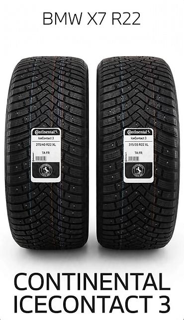 27540 r22 зима: Шины 275 / 40 / R 22, Зимняя шипованная, Новый, Комплект, Легковые, Польша, Continental — 1