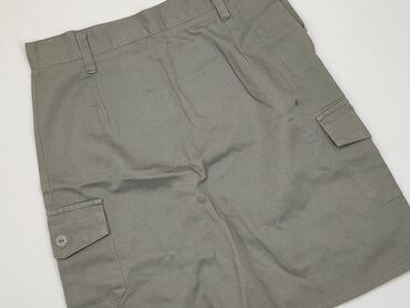 spódnice khaki długie: Skirt, S (EU 36), condition - Good