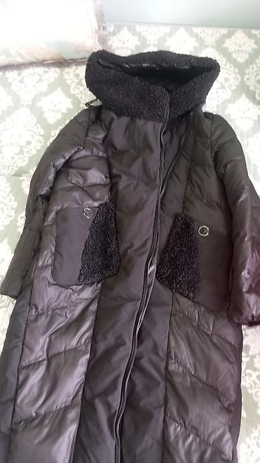 зимние куртки женские: Пуховик, Длинная модель, С капюшоном, L, XL — 2