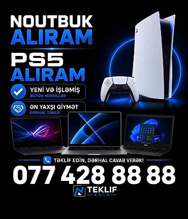 Ноутбуки и аксессуары: YUKSEK EN YUKSEK QIYMETLE NOUTBUK PS5 ALISI TEKLIF EDIN YENI VE — 1