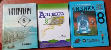 алгебра 5 плюс 9 класс: Продаются книги 8 класса: Алгебра, Физика, Литература состояние