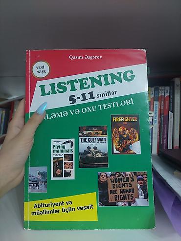 listening reading: Məhsul: “Listening 5–11 siniflər – Dinləmə və Oxu Testləri” Müəllif — 1