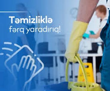 Xadimələr: Salam.Evlere temizliye gedirəm qiymət razılaşma yolu ilə — 1