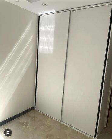 спальный шкаф купе: Гардеробный шкаф, Новый, 2 двери, Купе, Прямой шкаф, Азербайджан