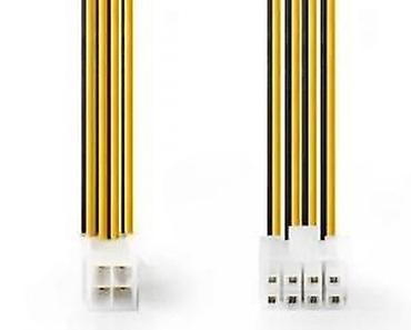 Druga oprema za računare i laptopove: Nedis interni naponski kabl – EPS 8‑pin (muški) na P4 4‑pin (ženski) — 13