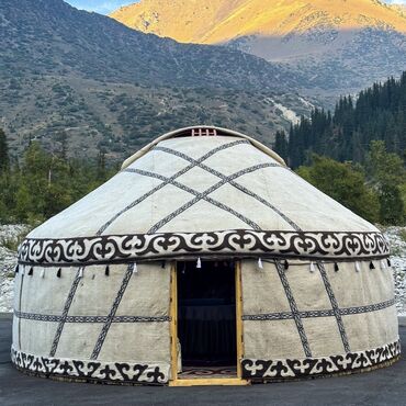 Аренда юрт: Аренда юрты, Каркас Деревянный, 85 баш, Казан, Стол, Стулья — 15