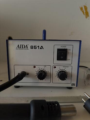 клеевой: Фен‑паяльная станция AIDA 851A (SMD Rework Station) Описание: - — 2