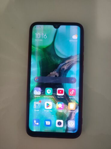 Redmi: Redmi, Redmi Note 8, Б/у, 32 ГБ, цвет - Черный, 1 SIM