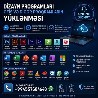 💻 Proqram təminatı və kompüter xidməti ✔️ Dizayn proqramlarının