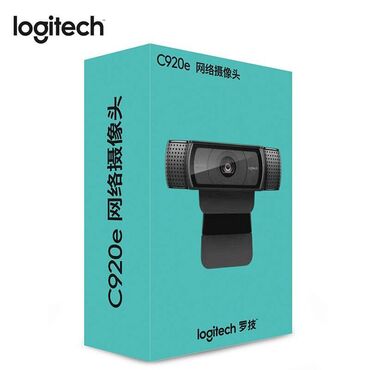 обмен на ноутбук: USB-камера Logitech C920e с HD-разрешением, умная веб-камера для