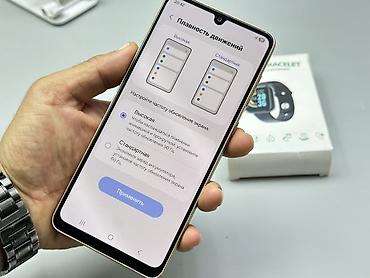 Уюлдук телефондор жана аксессуарлар: Samsung Galaxy A33 5G, Колдонулган, 128 ГБ, түсү - Ток сары, 2 SIM — 8