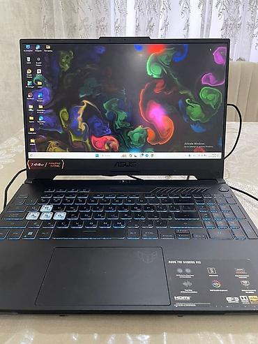 monitor asus: ASUS TUF Gaming A15 RTX 3050 oyun noutbuku - Ekran: 15.6" Full HD — 2