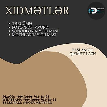 foto tərcumə: 📄 Mətnlərin Word-də yığılması | FOTO/PDF → WORD | 1 AZN-dən 📌 — 2