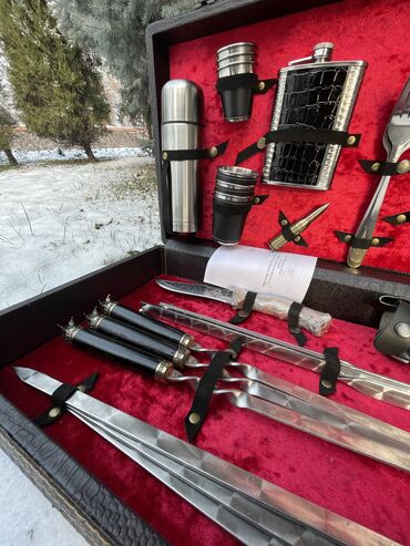 Шашлычные наборы: У нас вы найдете идеальный подарок для мужчин,такой подарок хочет at lalafo.kg — 2 Шашлычные наборы: У нас вы найдете идеальный подарок для мужчин,такой подарок хочет — 2