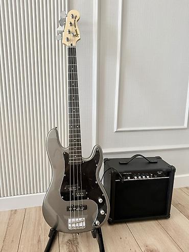 squier: 4‑струнная бас‑гитара Fender Squier Precision Bass в комплекте с — 1