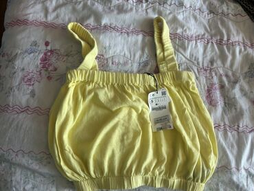 Рубашки и блузы: Zara, S (EU 36), M (EU 38), цвет - Желтый