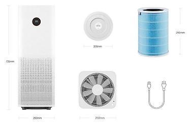 air m4: Воздухоочиститель MiJia Напольный, 50-70 м², НЕРА — 5